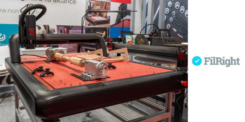 The CNC milling machine Red Fox 2 is now available through FilRight across the Benelux region